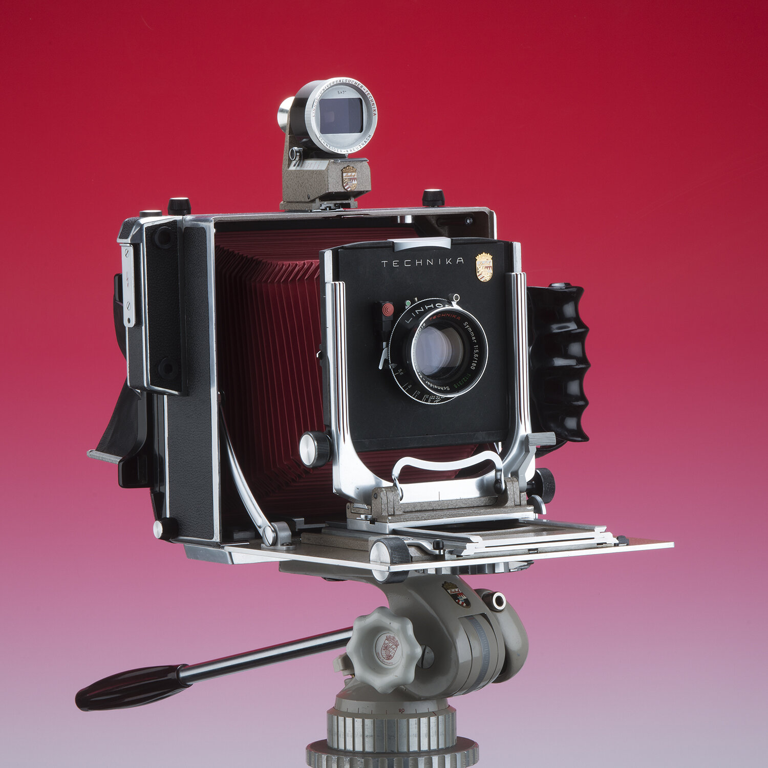 1964 Linhof Super Technika IV 5x7 Camera w/ 180mm Symmar Cammed 